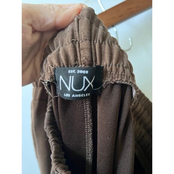NUX yuki sleek fabric joggers women's size large - Picture 3 of 6